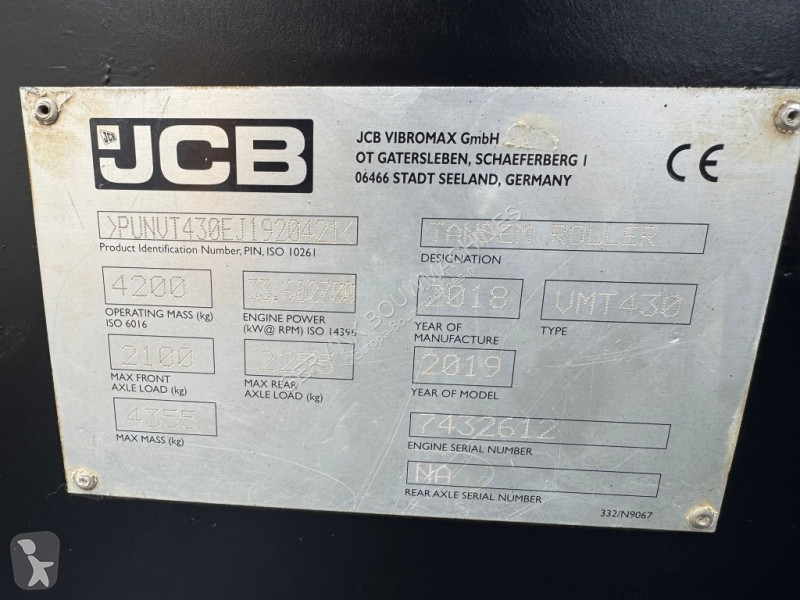 Compactador JCB VMT 430-130