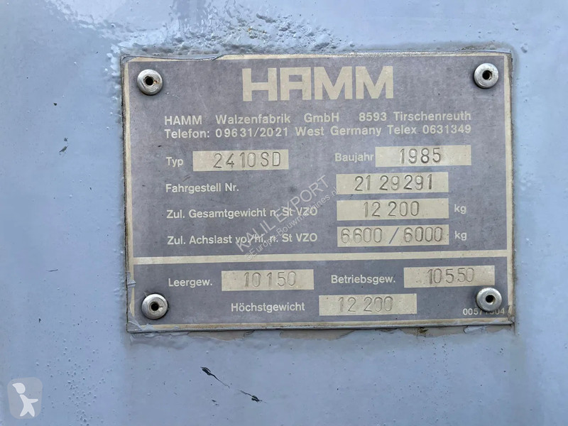 مدحلة Hamm SD Compactor Roller Deutz Engine 12T...