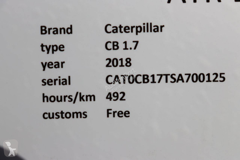 Compactador Caterpillar CB1.7