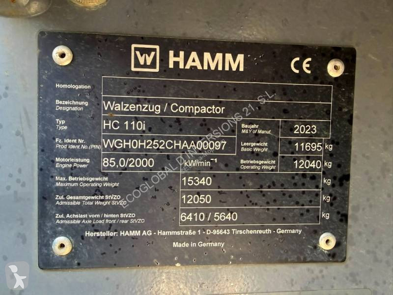 Zhutňovač Hamm HC110i