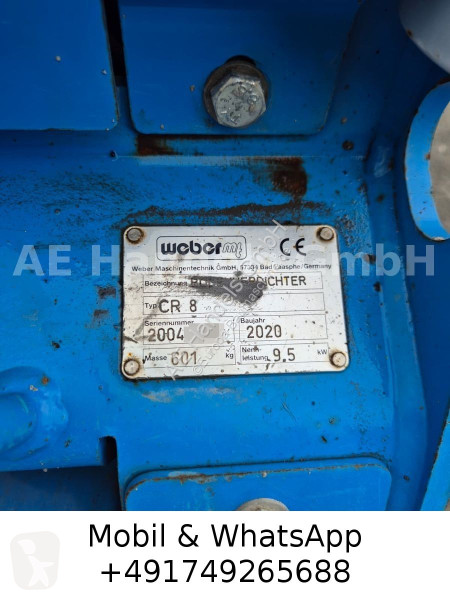 Дорожный каток Weber Bodenverdichter Rüttelplatte