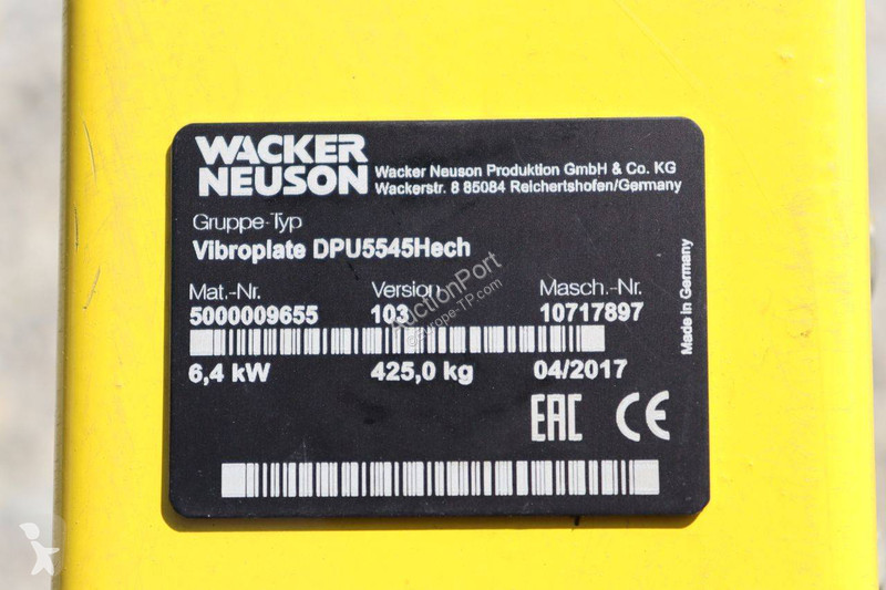 Compacteur Neuson DPU5545