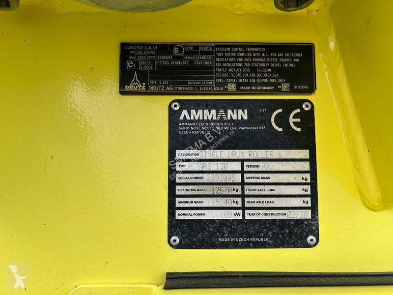 Jordstamper Ammann ARS130 HX