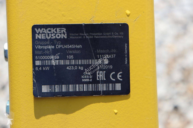 Compacteur Neuson DPU4545