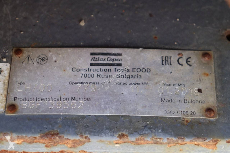 Compactador Atlas Copco LH700