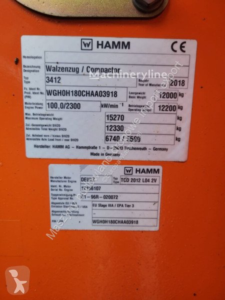Дорожный каток Hamm