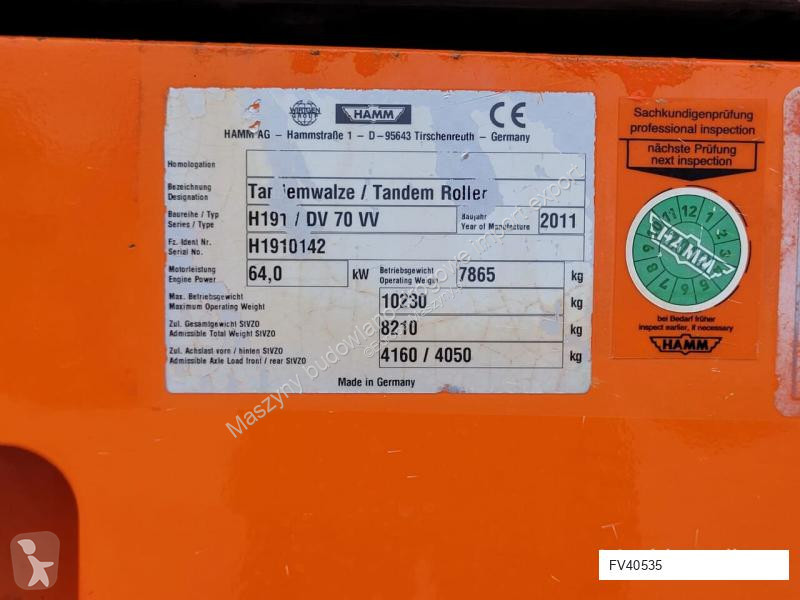 Walec Hamm DV 70 VV