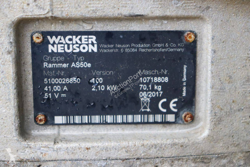 Compacteur Neuson Rammer AS50e