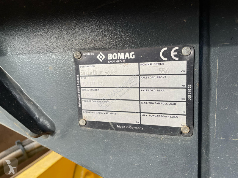 Wals Bomag D-5 | Airconditioning EPA /EU Stage V