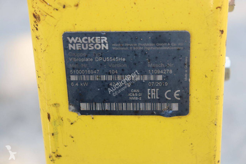 Валяк Neuson DPU5545He