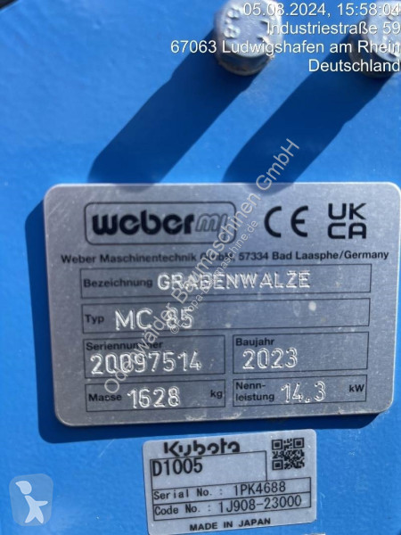 Compactador Weber MC85