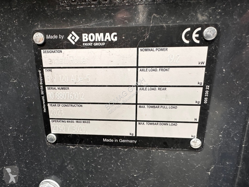 Compattatore Bomag BW 120 ADe-5