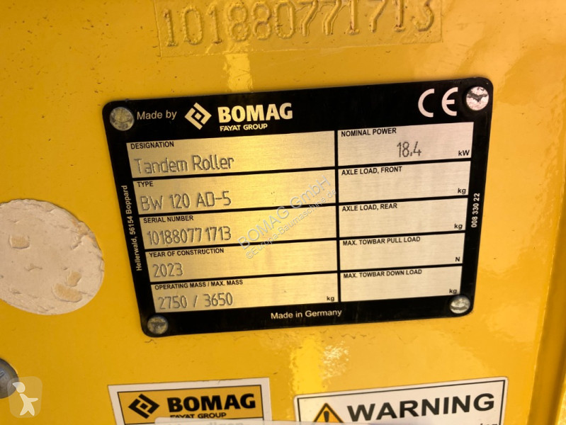 Compactor Bomag BW 151 AD-50 Stage IIIa/Tier 4i