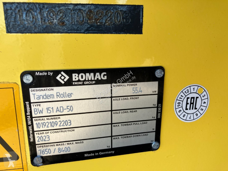 Compattatore Bomag  BW 151 AD-50  Stage...