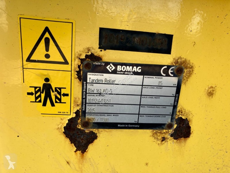 Compactador Bomag BW 161 AD-5 Stage IIIb/Tier 4i