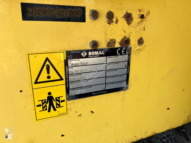 Compactador Bomag BW 161 AD-5 Stage IIIb/Tier 4i