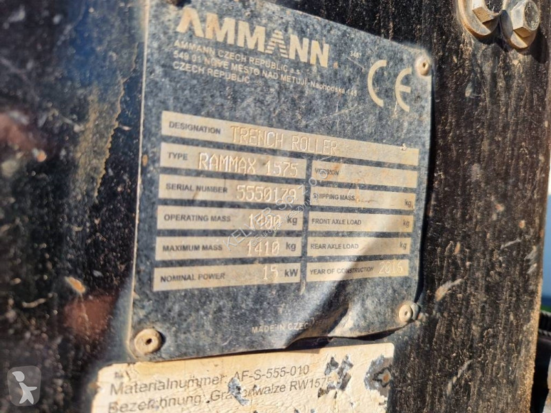 Compactador Ammann RAMMAX 1575 * 506 mth *...