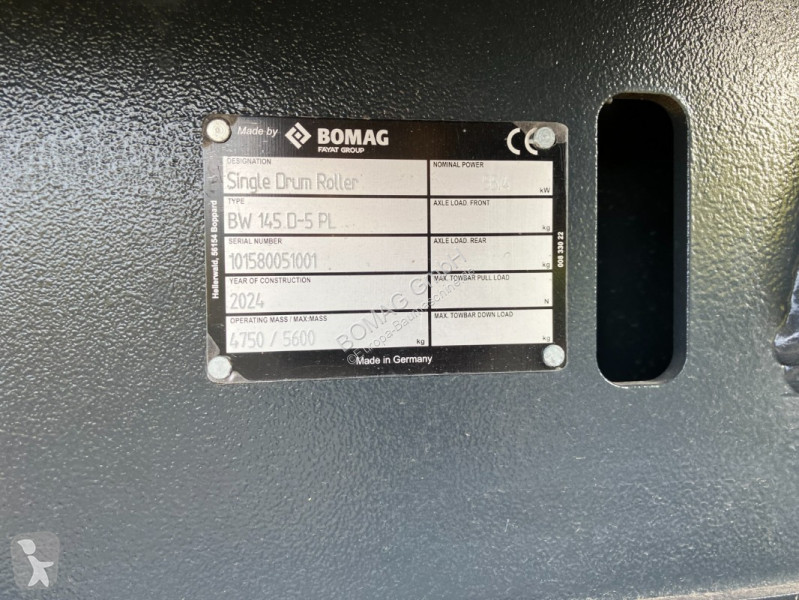 Jordstamper Bomag  BW 145 D-5 PL