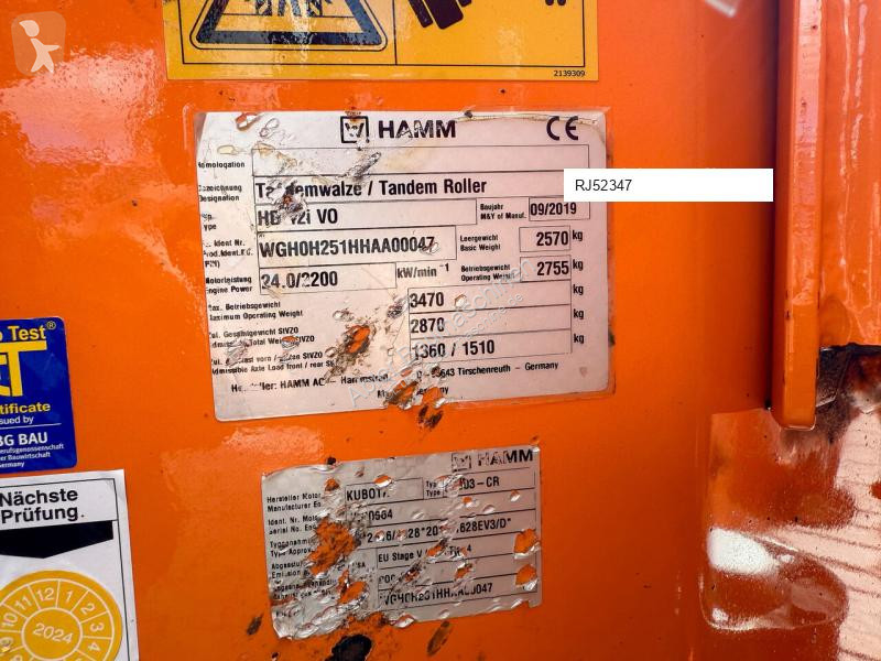 Дорожный каток Hamm i VO VIO Oszillation 24 kW