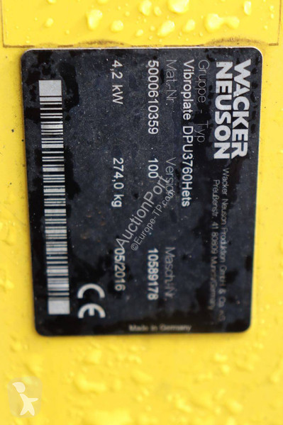 Compacteur Neuson DPU3760