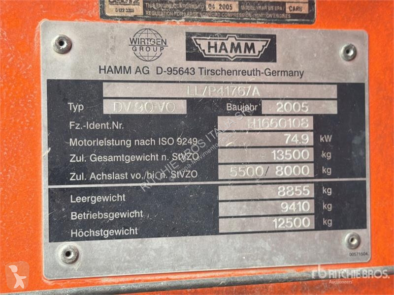 Compactador Hamm Double Drum Roller