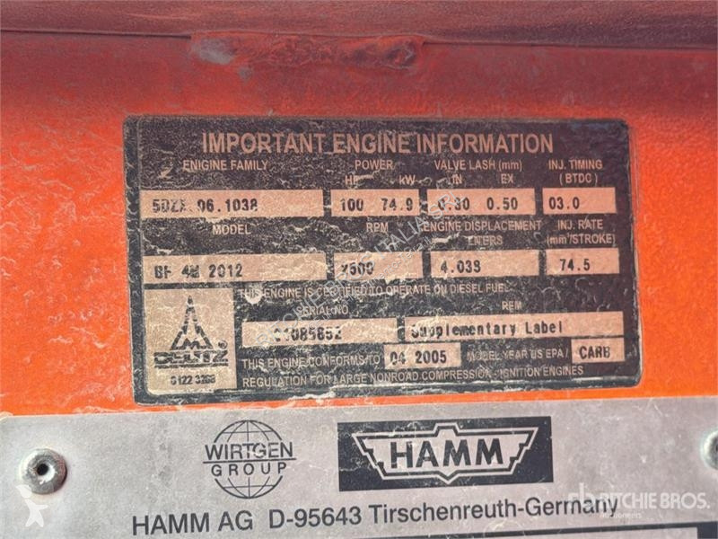Compactador Hamm Double Drum Roller