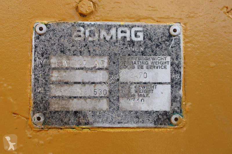 مدحلة Bomag BW 120 AD