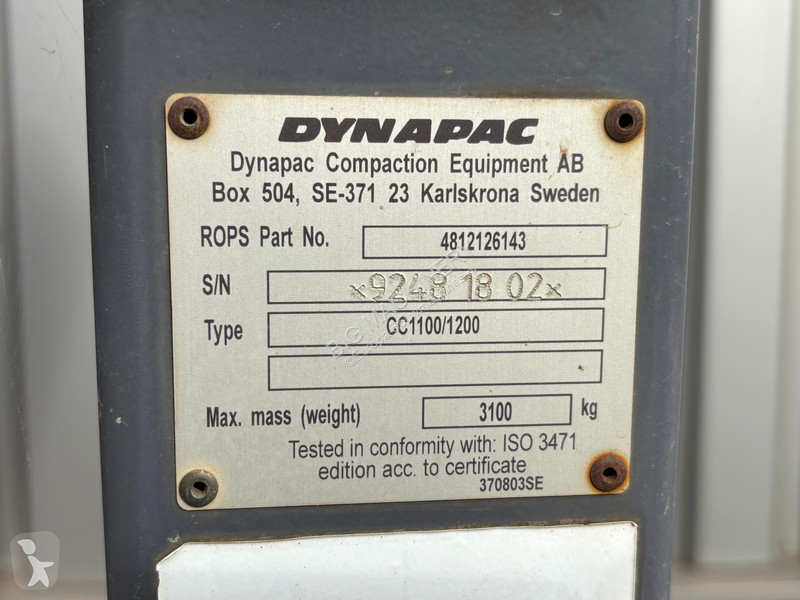 Compactador Dynapac - 890 hours