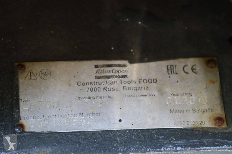 Walec Atlas Copco LH700