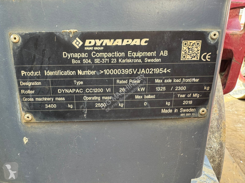 Compactador Dynapac - 289 hours