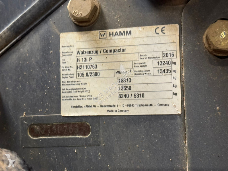 Zhutňovač Hamm H13i Padfoot compactor