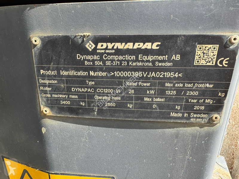 Compactador Dynapac - 289 hours