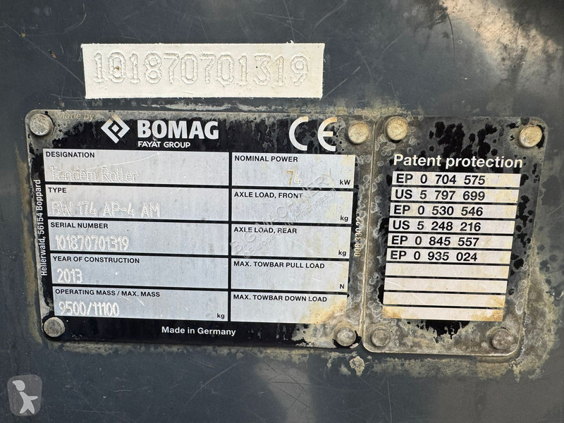 مدحلة Bomag BW174 AP4