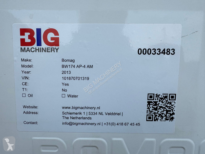 مدحلة Bomag BW174 AP4