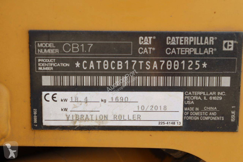 Compactador Caterpillar CB1.7