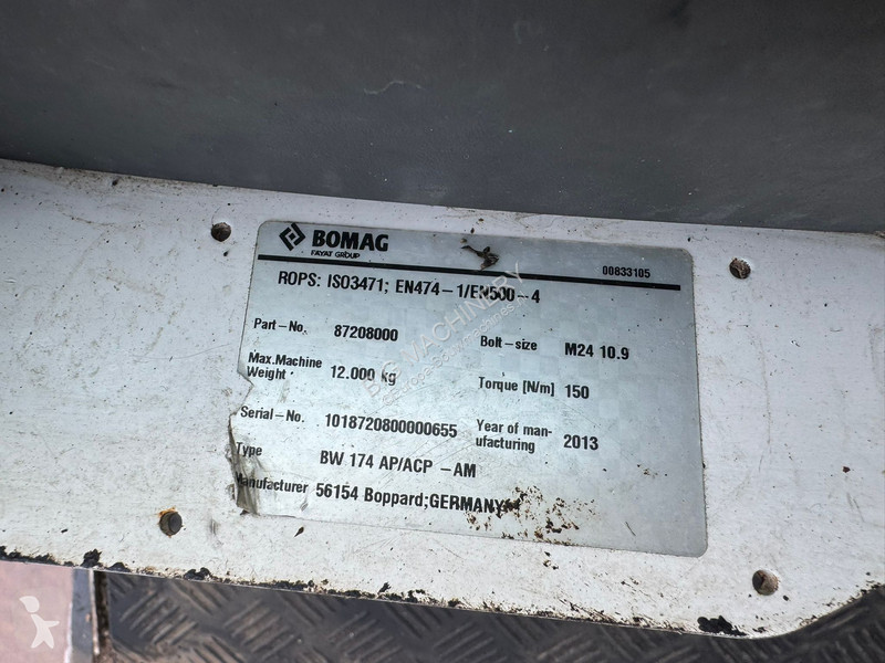 مدحلة Bomag BW174 AP4