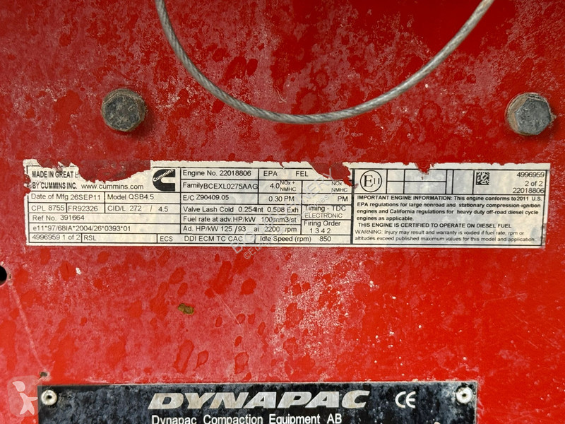 مدحلة Dynapac (13.6t)
