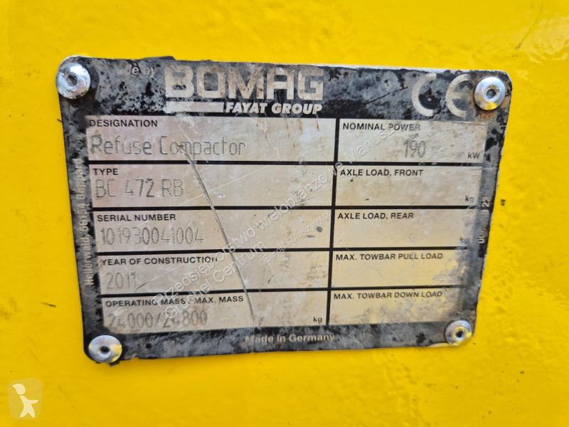 Zhutňovač Bomag BC472 RB - SERVICED - LOW MTH!