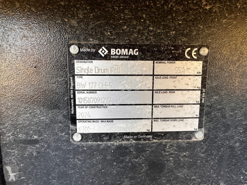 Compactador Bomag BW 177 DH-5 Stage V/Tier 4f