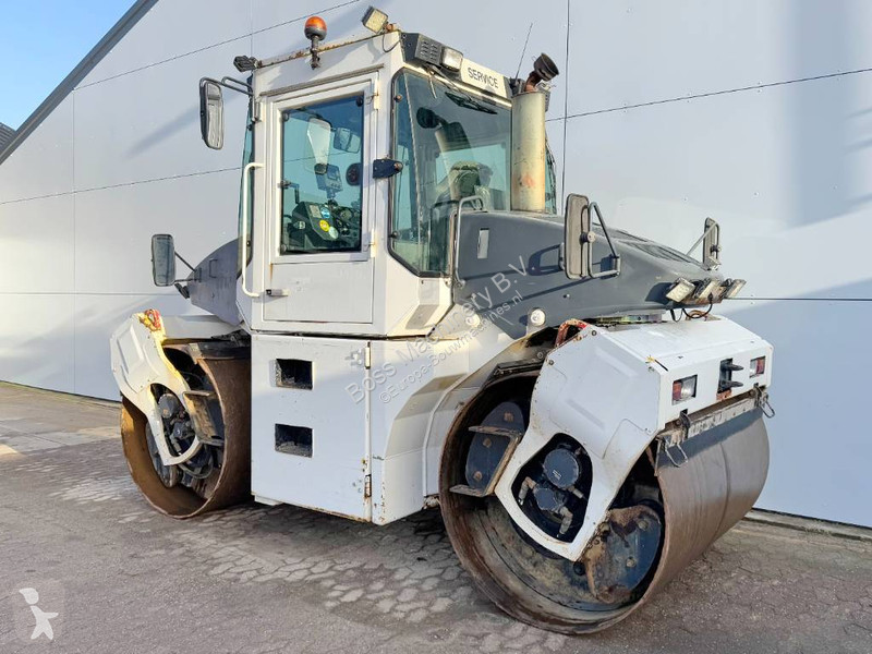 Jordstamper Bomag - Tandem Roller / Backup Camera