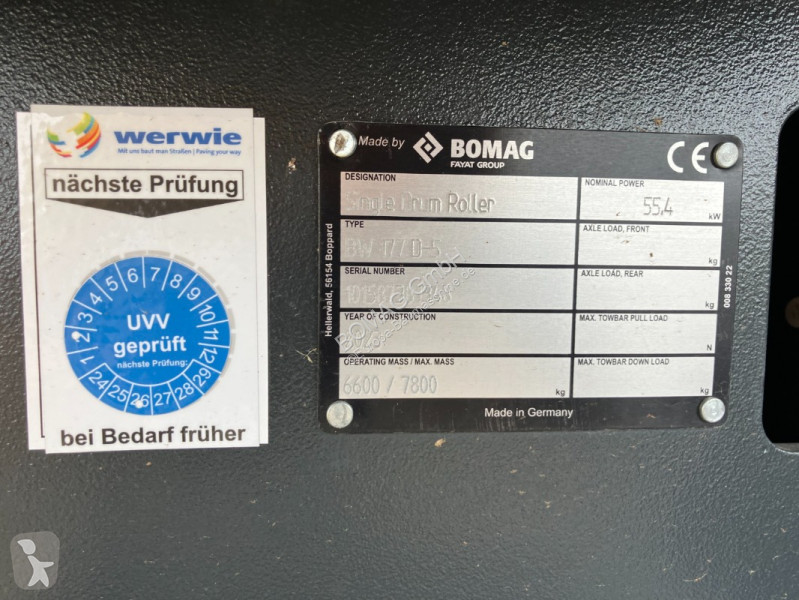 Jordstamper Bomag  BW 177 D-5  Stage V/Tier 4f