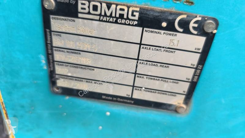 Jordstamper Bomag