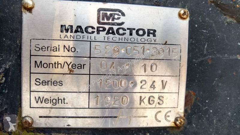 Compactador MACPACTOR SERIE 1200 24V