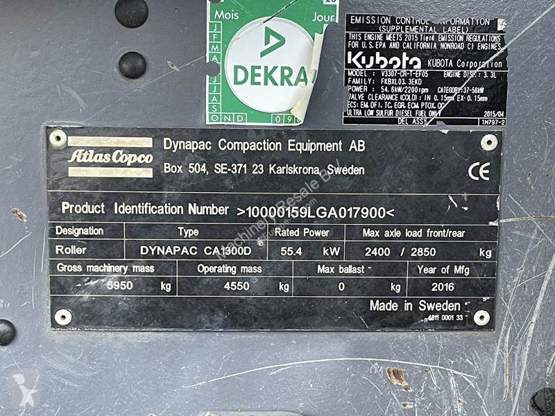Compactor Atlas Copco DYNAPAC CA 1300 D