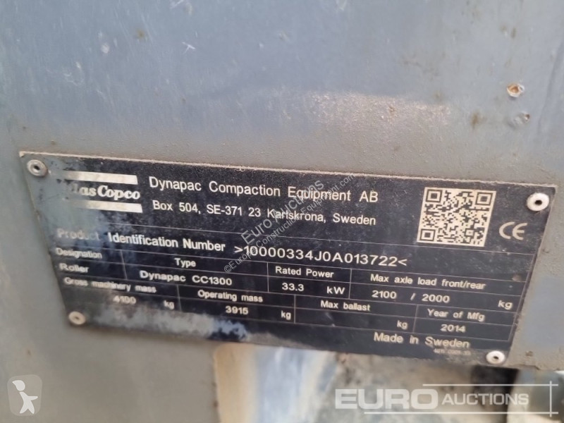 Compactador Atlas Copco CC1300