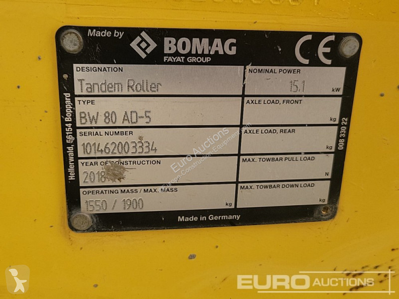 Compactador  BW80AD-5
