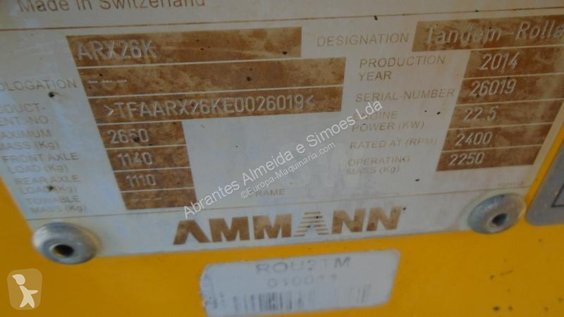 Compattatore Ammann 26k