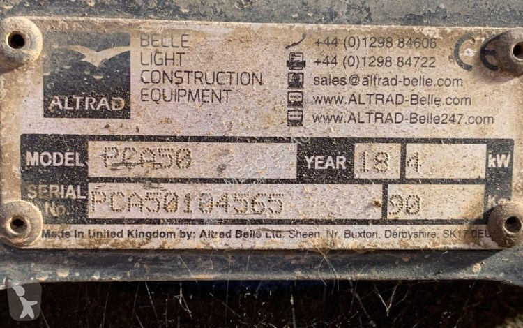 Compactor Altrad plaque vibrante essence