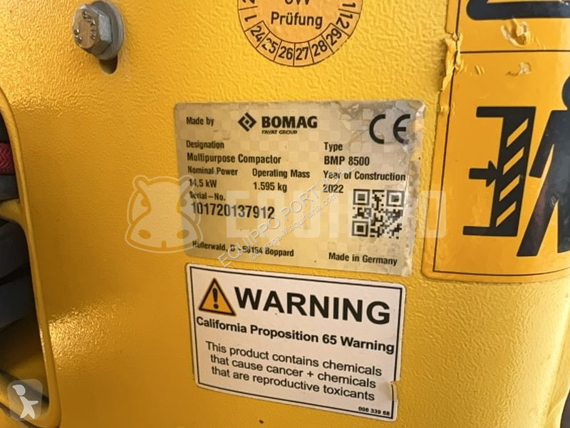 Zhutňovač Bomag Trench Compactor - Grabenwalze