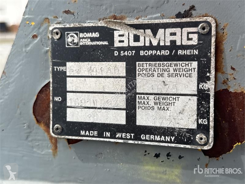 Wals Bomag BW101 AD Double Drum Roller